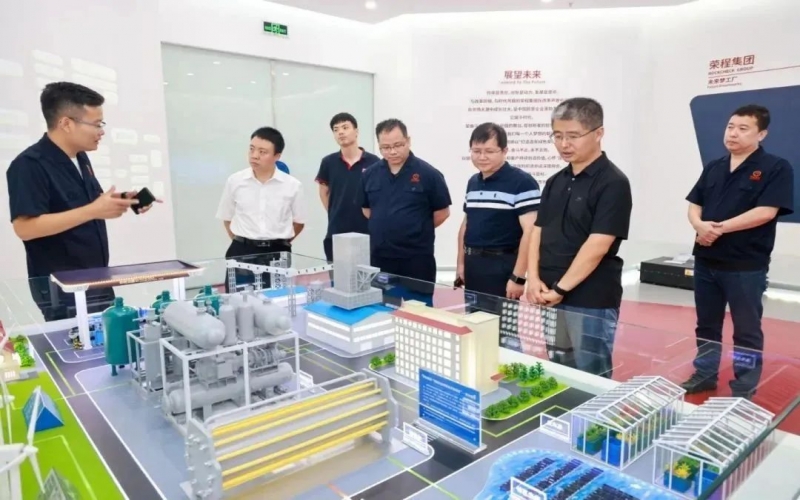 中国物流与采购结合会物流信息服务平台分会辅导到访今年会jnh集团参观座谈